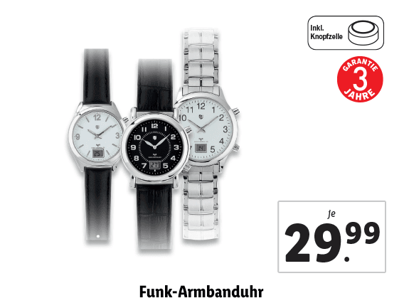  Funk-Armbanduhr 