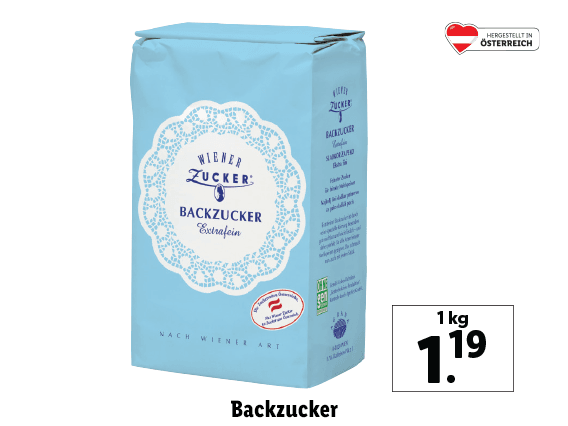 Wiener Zucker Backzucker