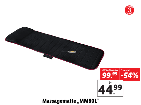 Medisana® Massagematte „MM80L“ 