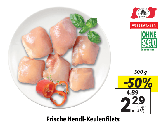  Frische Hendl-Keulenfilets 