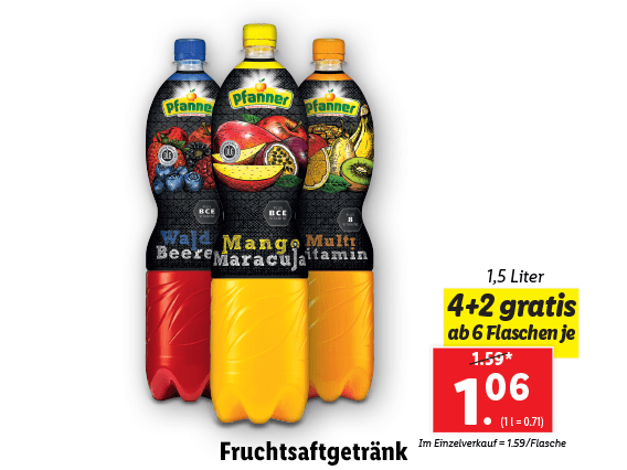 Pfanner Fruchtsaftgetränk 