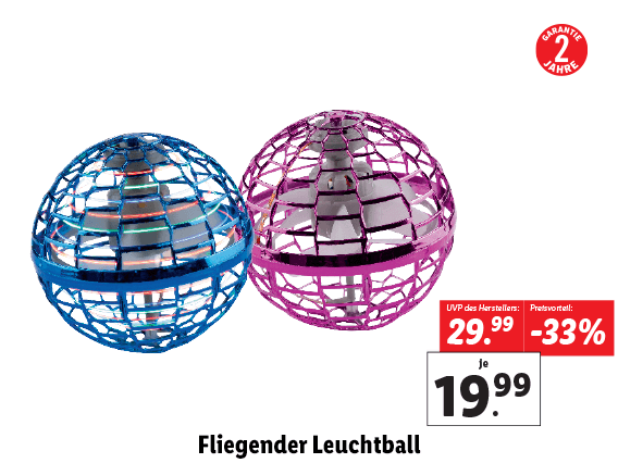 Lenco® Fliegender Leuchtball 