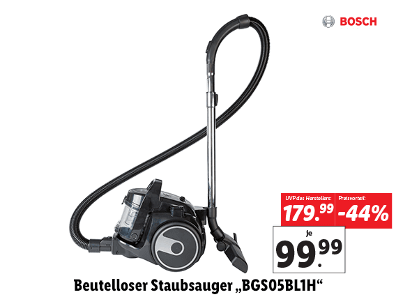 Bosch Beutelloser Staubsauger „BGS05BL1H“ 