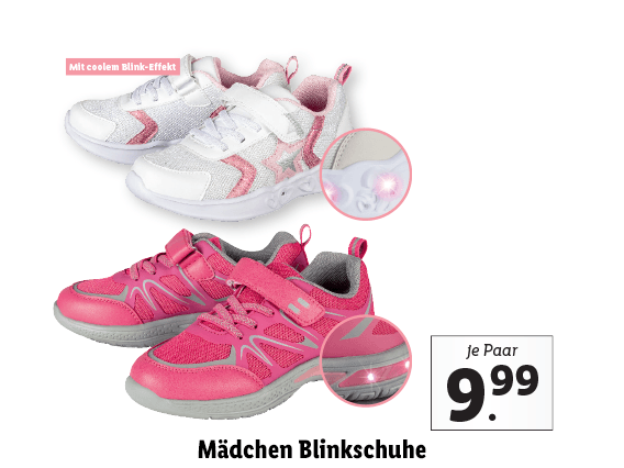 Mädchen Blinkschuhe