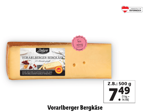 Vorarlberger Bergkäse 