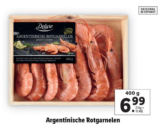 Argentinische Rotgarnelen 