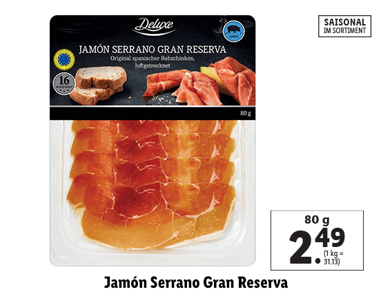 Jamón Serrano Gran Reserva 