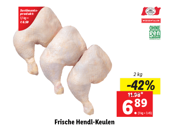 Frische Hendl-Keulen 