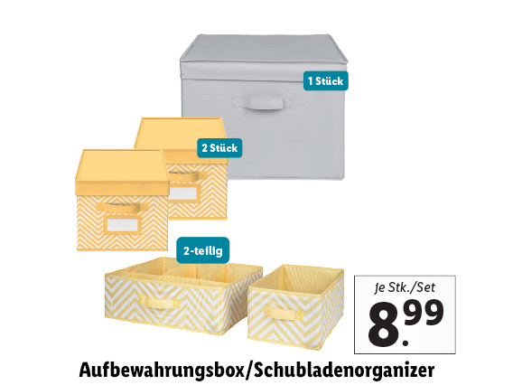 Aufbewahrungsbox/Schubladenorganizer 