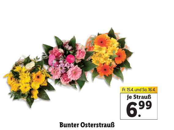 Bunter Osterstrauß 