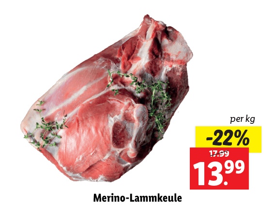 Merino-Lammkeule 