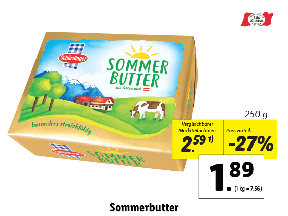 Schärdinger Sommerbutter 
