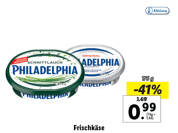  Philadelphia Frischkäse