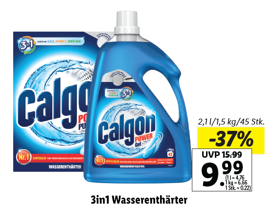 Calgon 3in1 Wasserenthärter