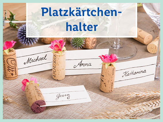  Wiederverwendbare Platzkärtchenhalter