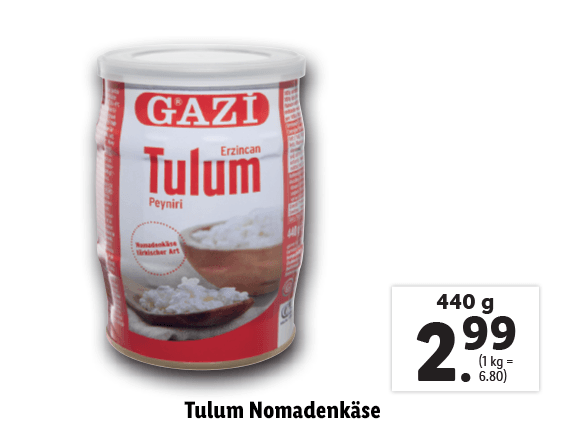 Gazi Tulum Nomadenkäse 