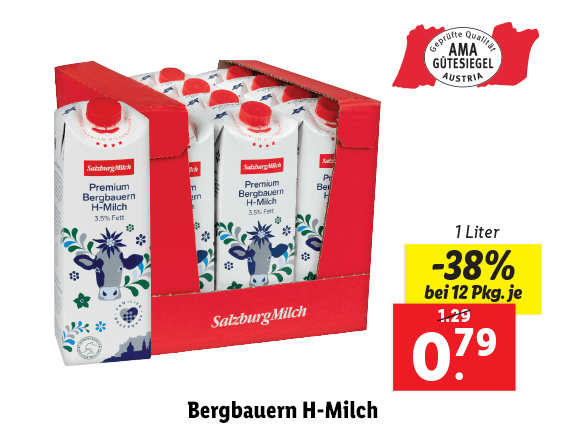 SalzburgMilch Bergbauern H-Milch 