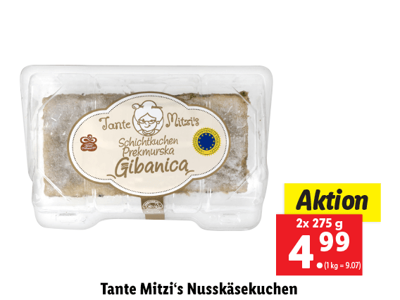 Tante Mitzi‘s Nusskäsekuchen