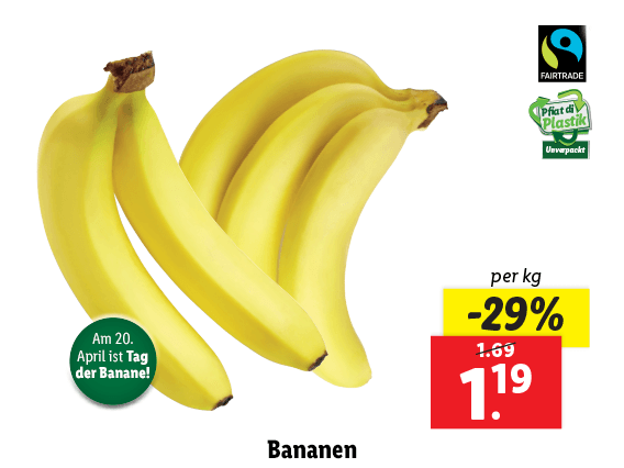 Fairtrade Bananen 