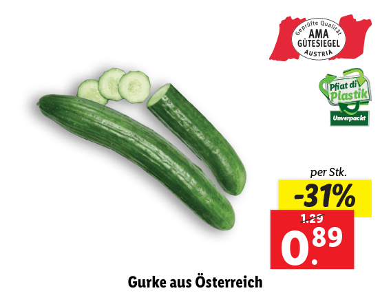  Gurke aus Österreich 