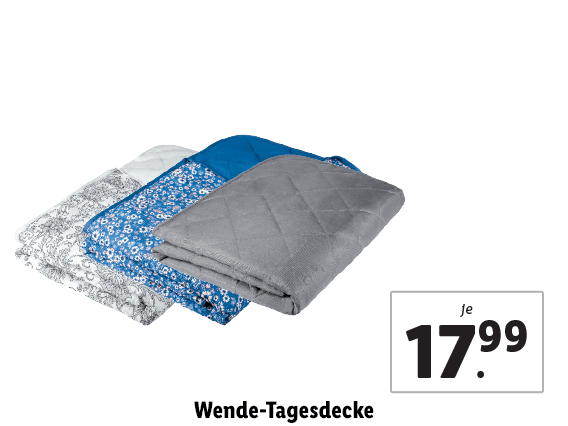 Wende-Tagesdecke 