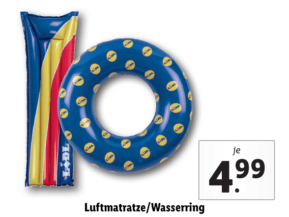 Luftmatratze/Wasserring 