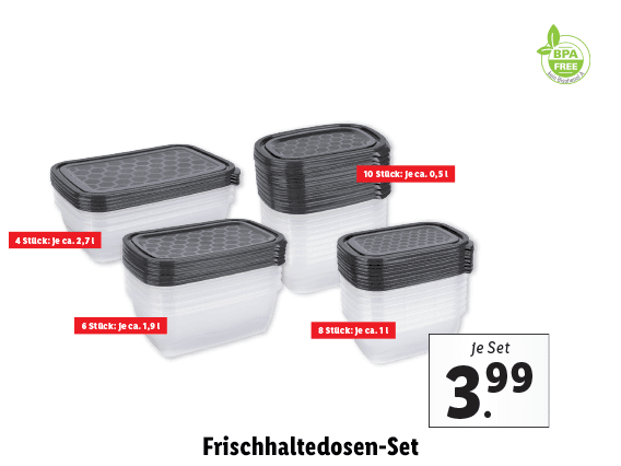 Frischhaltedosen-Set 
