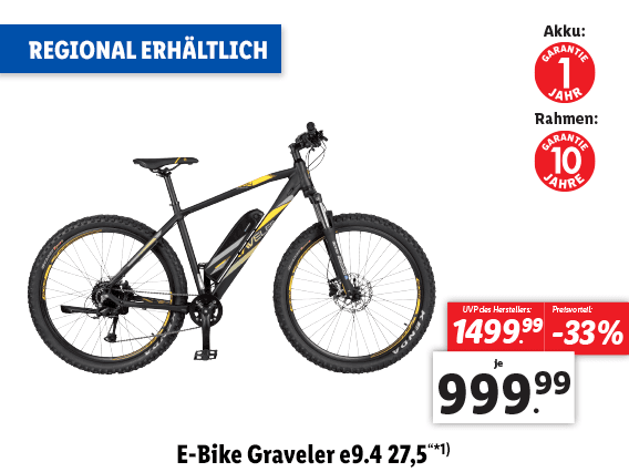 Prophete E-Bike Graveler e9.4 27,5