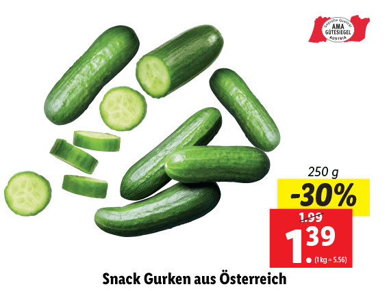 Snack Gurken aus Österreich 