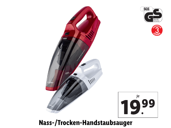 Nass-/Trocken-Handstaubsauger 