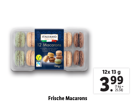 Frische Macarons 