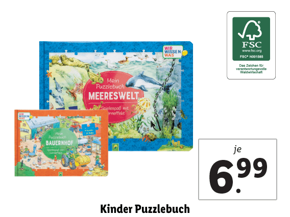 Kinder Puzzlebuch 