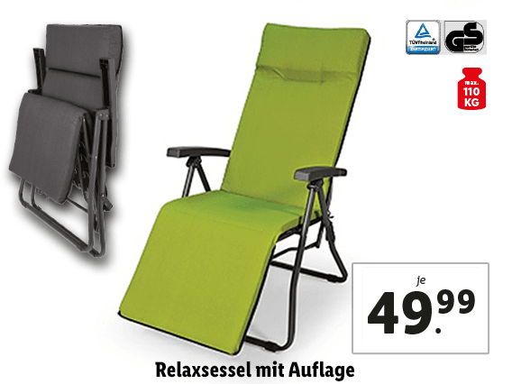  Relaxsessel mit Auflage