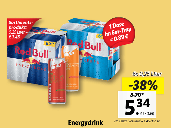 Red Bull Energydrink 