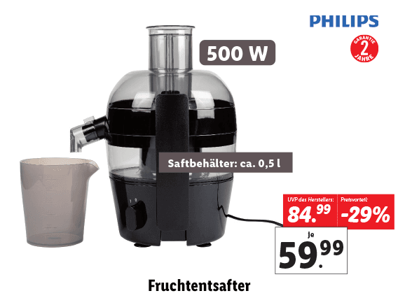 Philips Fruchtentsafter 