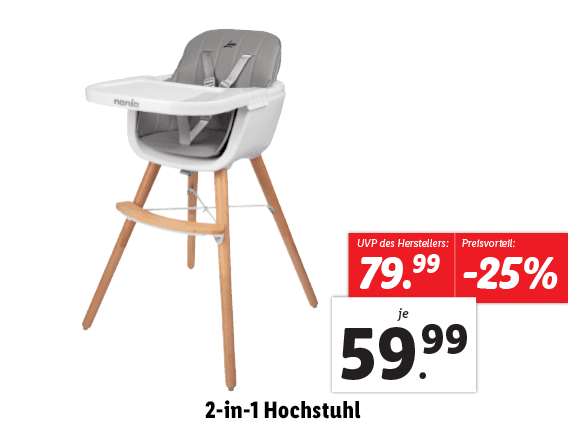 Nania 2-in-1 Hochstuhl 