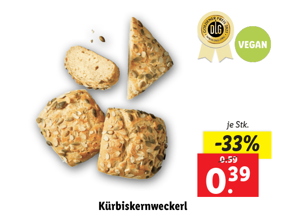 Kürbiskernweckerl 