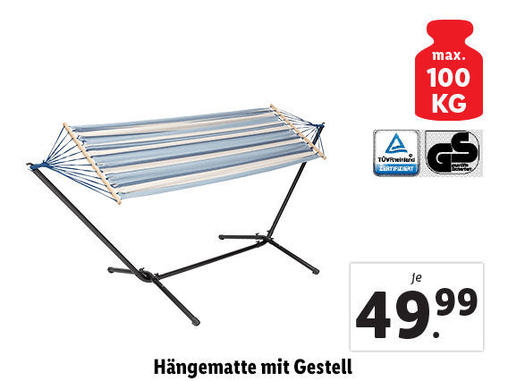 Hängematte mit Gestell 