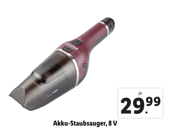 Akku-Staubsauger, 8 V 