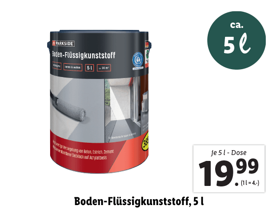 Boden-Flüssigkunststoff, 5 l 