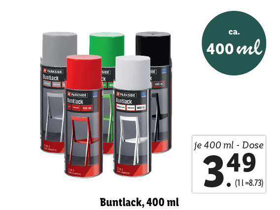 Buntlack, 400 ml 