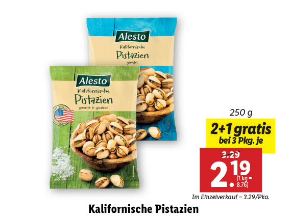 Kalifornische Pistazien 