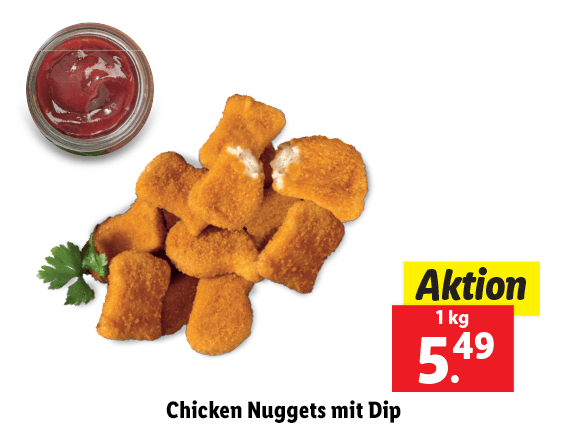 Chicken Nuggets mit Dip 
