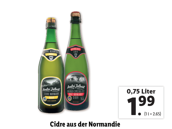 André Jalbert Cidre aus der Normandie 