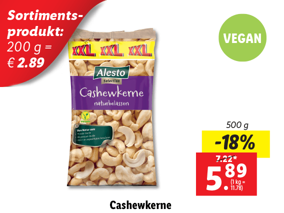 Cashewkerne 
