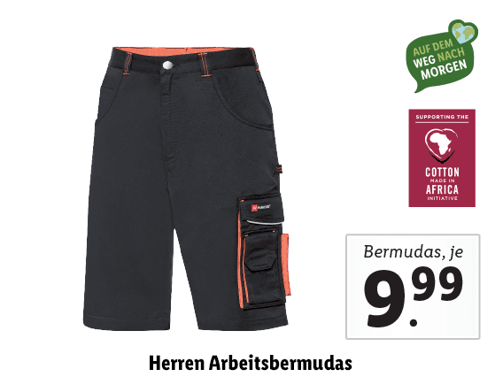 Herren Arbeitsbermudas 
