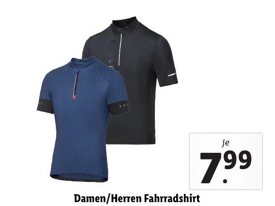 Damen/Herren Fahrradshirt 
