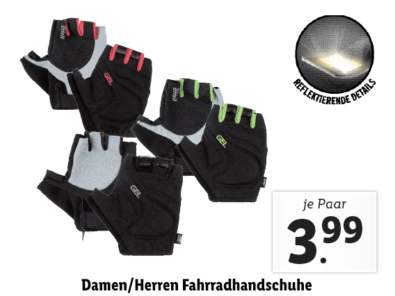 Damen/Herren Fahrradhandschuhe 