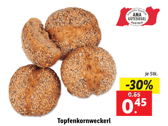 Topfenkornweckerl 