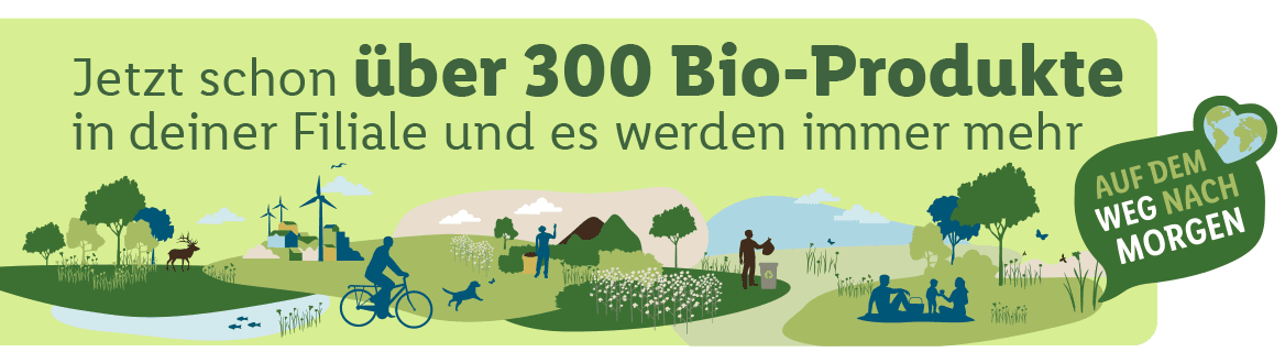 300 Bio-Produkte